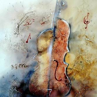 Musical Instrument oil painting